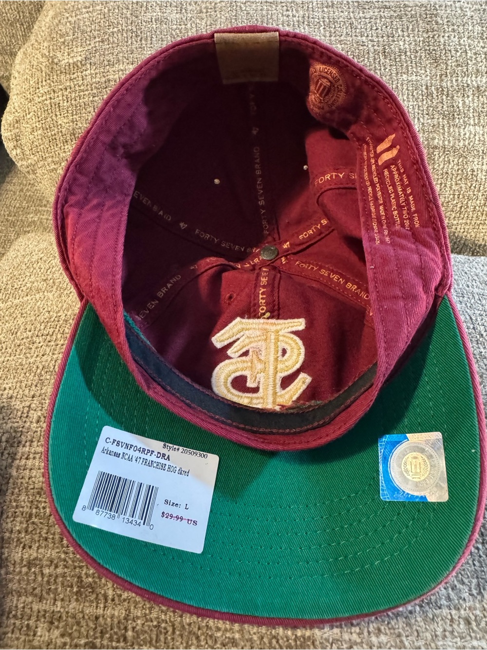 Florida State Seminoles collegiate baseball cap Spearhead logo Size Large - Picture 5 of 10